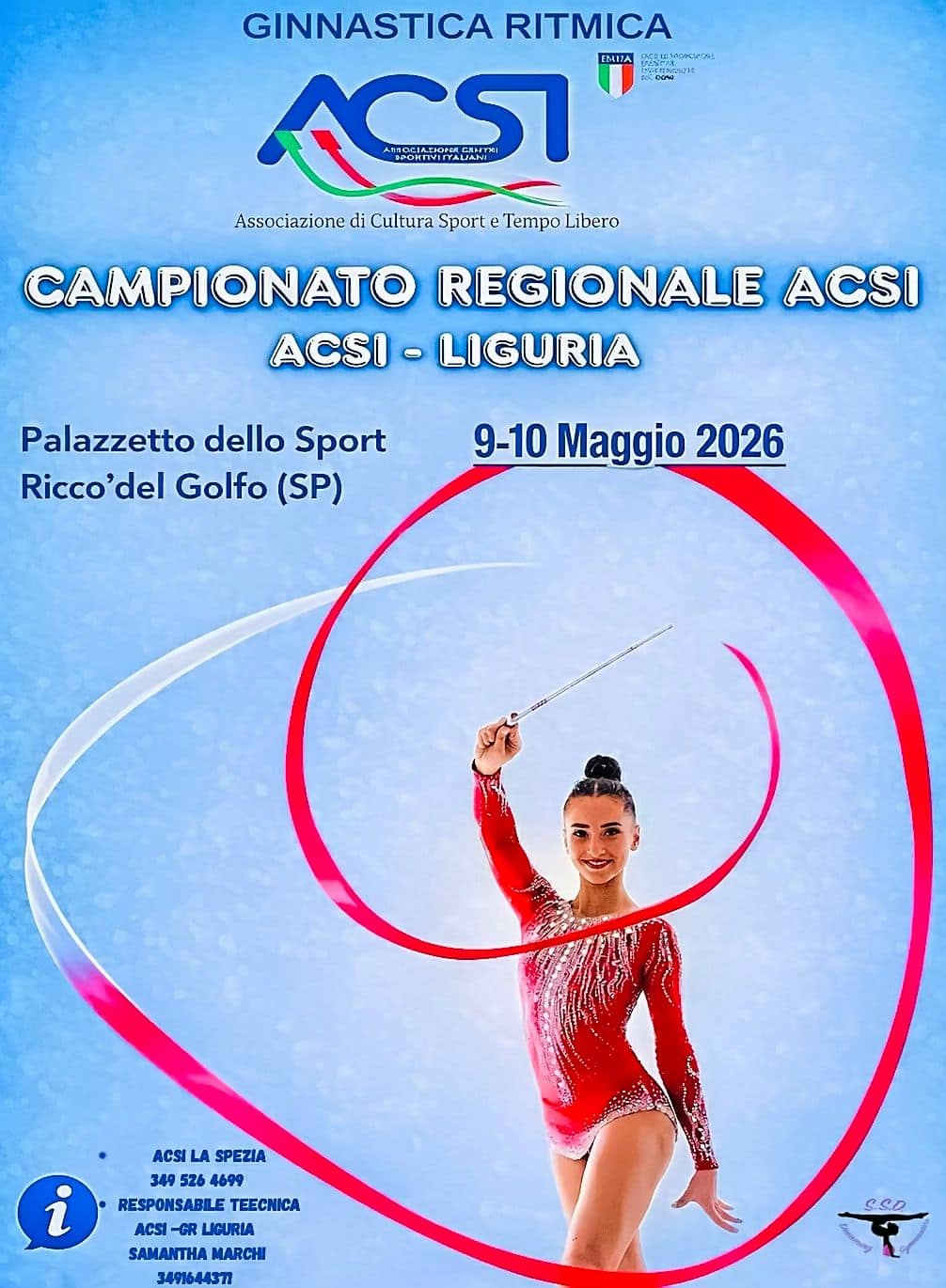CAMPIONATO REGIONALE ACSI DI GINNASTICA RITMICA – LIGURIA 2026