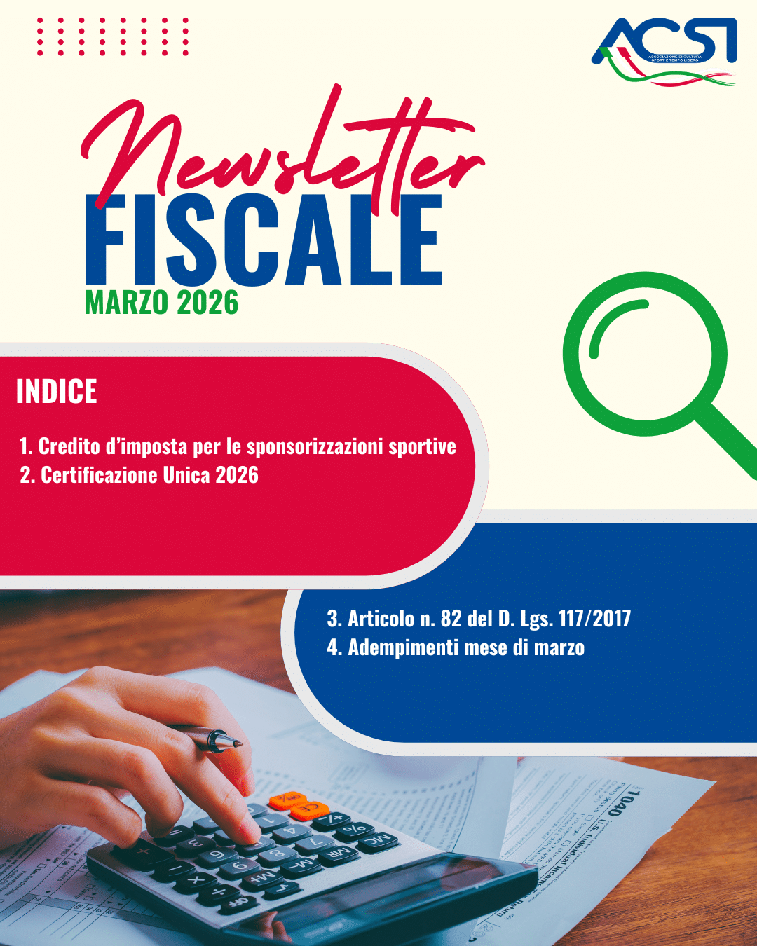 NEWSLETTER FISCALE ACSI MARZO 2026