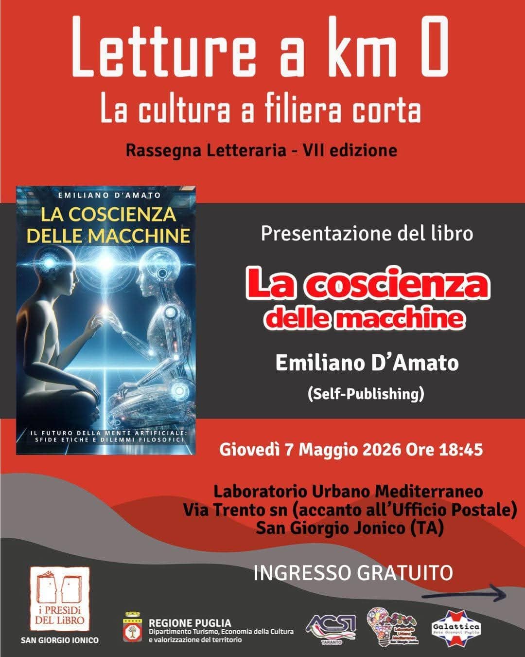 Presentazione del Libro La Coscienza delle Macchine
