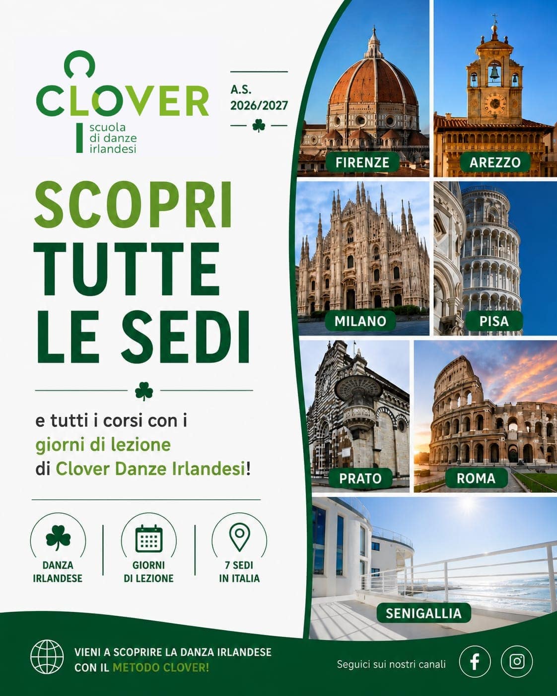 Clover per scoprire il metodo Danze Irlandesi