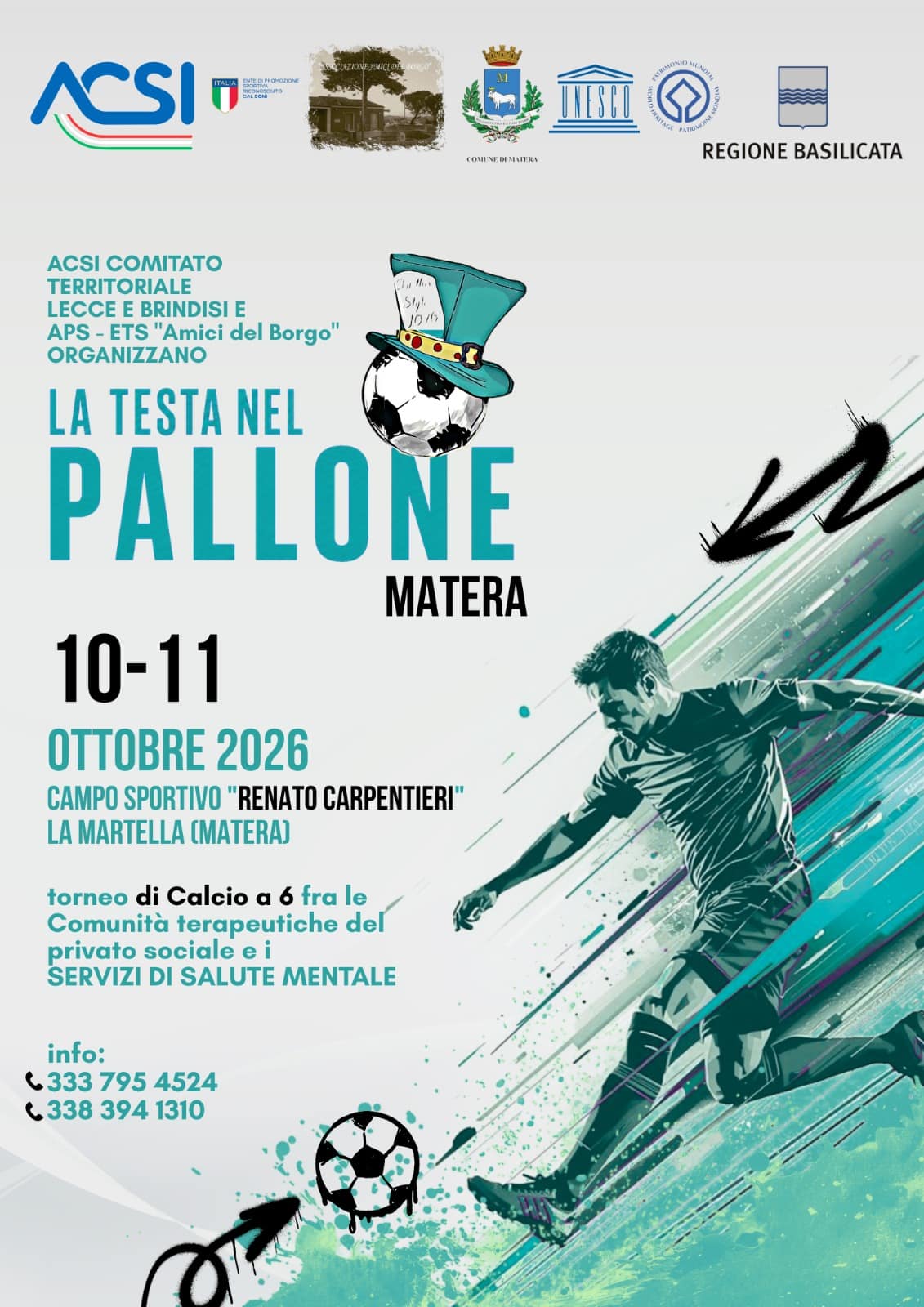 La Testa nel Pallone Matera 2026