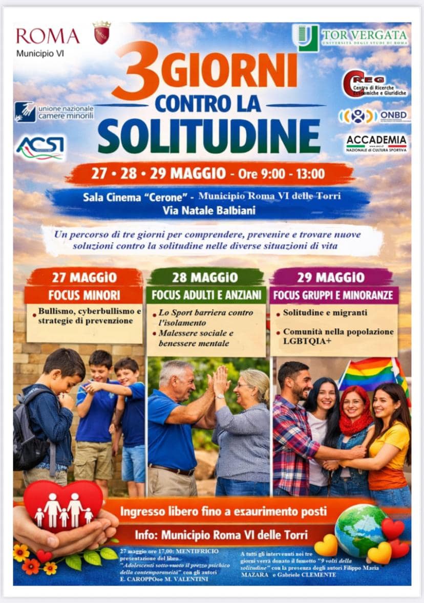 3 GIORNI CONTRO LA SOLITUDINE