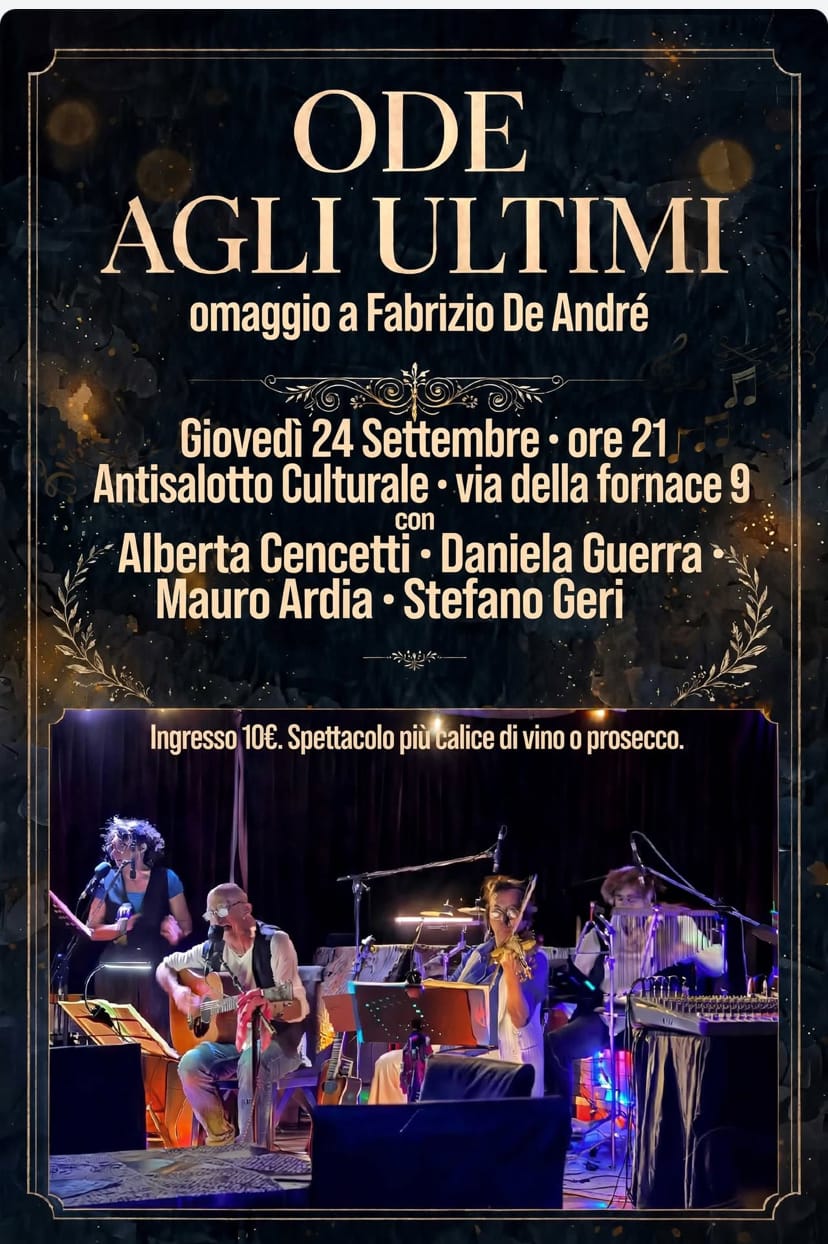 Ode Agli Ultimi Omaggio a Fabrizio De André